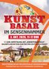 Flyer Kunstbasar Sensenhammer, Leverkusen