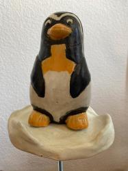 Keramik Pinguin Stele
