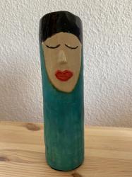 Keramik-Vase, glasiert